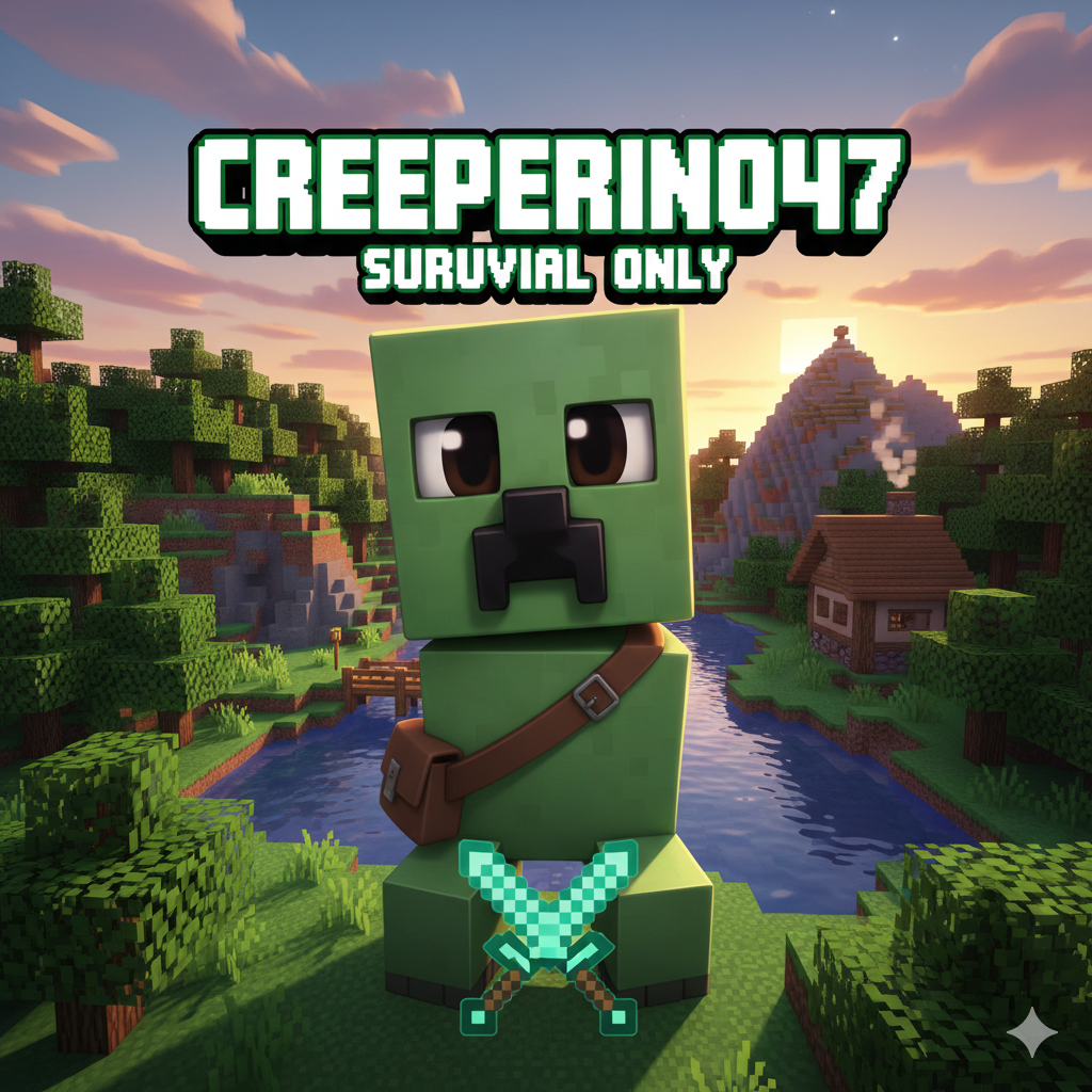 Creeperino47 – Server, kde i Creepeři mají respekt! thumbnail