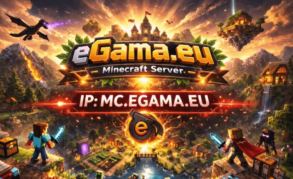EGAMA.EU - SURVIVAL | SKYBLOCK | MINIGAMES | 1.21.11 thumbnail