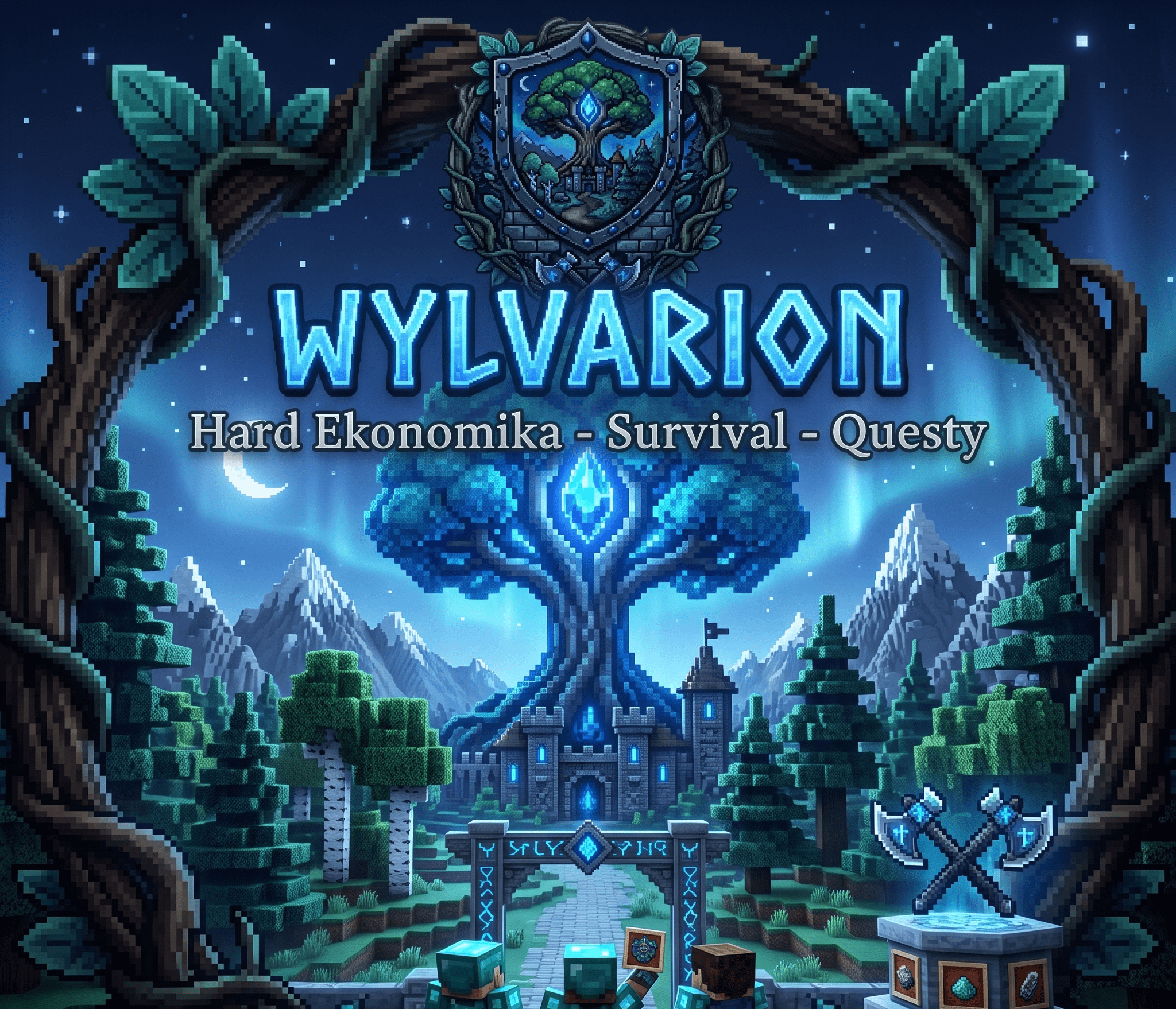 Wylvarion🌟Hard Ekonomika🔥Questy🍀Survival thumbnail