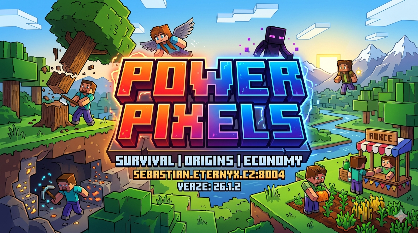 🔴 Power Pixels | Čistý Survival s RPG Prvky 🔴 thumbnail