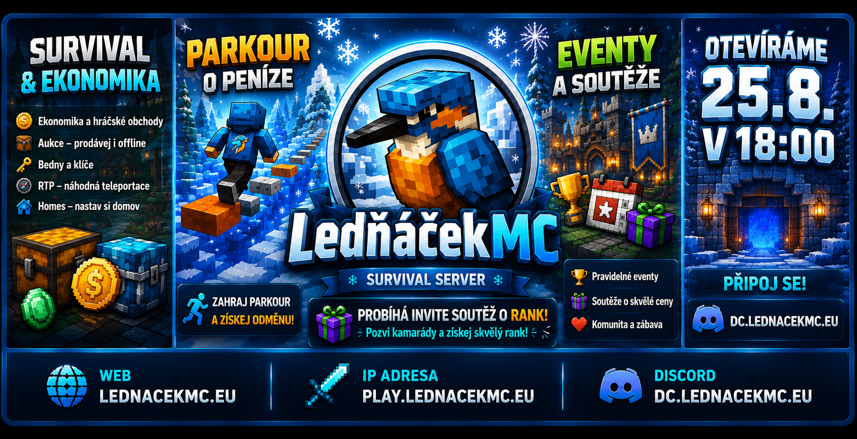 Ledňáček | Survival Economy | Parkour o peníze thumbnail